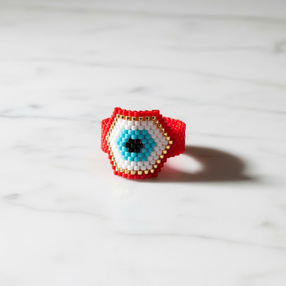 Anillos con ojo turco