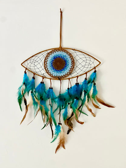Atrapa sueños en forma de ojo turco