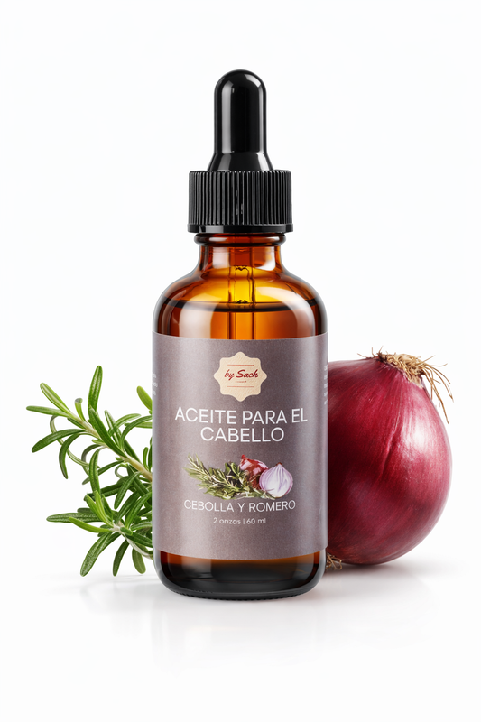 Aceite para el cabello de Romero y Cebolla| Rosemary & Onion Infused Hair Oil