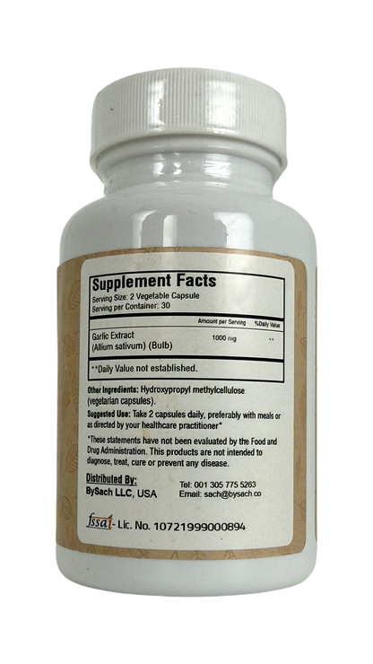 Ajo deshidratado Capsulas | Dehydrated Garlic Capsules