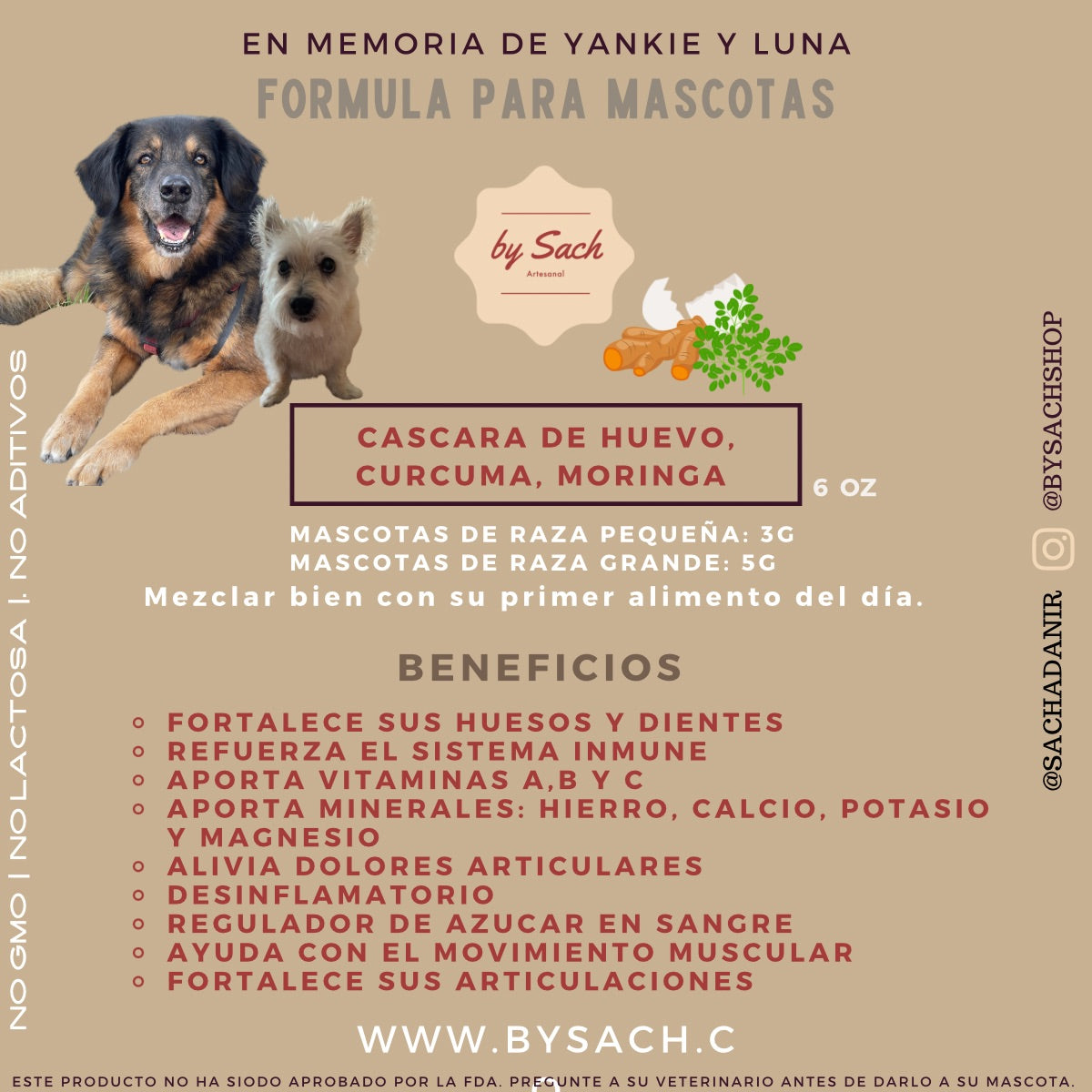 Formula para mascotas