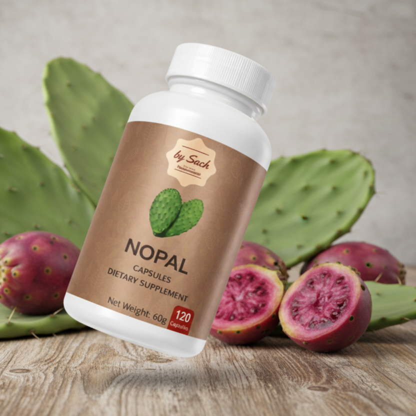 Capsulas de Nopal - Apoyo diario para metabolizar azúcares y carbohidratos