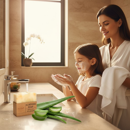 Jabón de Aloe Vera – Frescura calmante para piel sensible