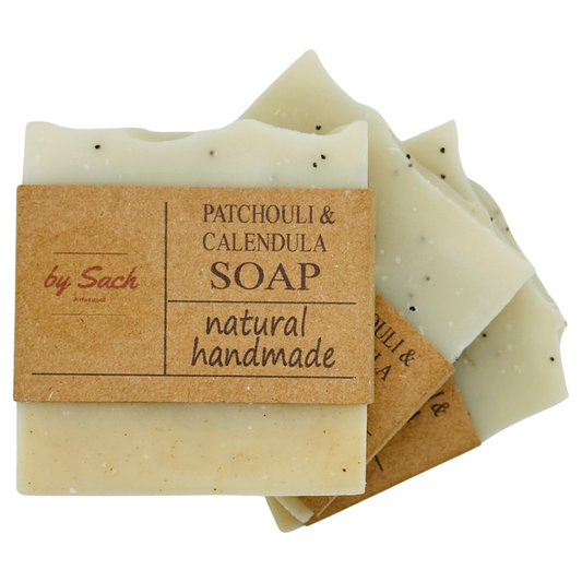 Jabon Calendula y Pachuli | Calendula and Patchouli Soap