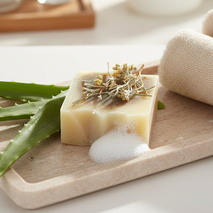 Jabón de Aloe Vera – Frescura calmante para piel sensible
