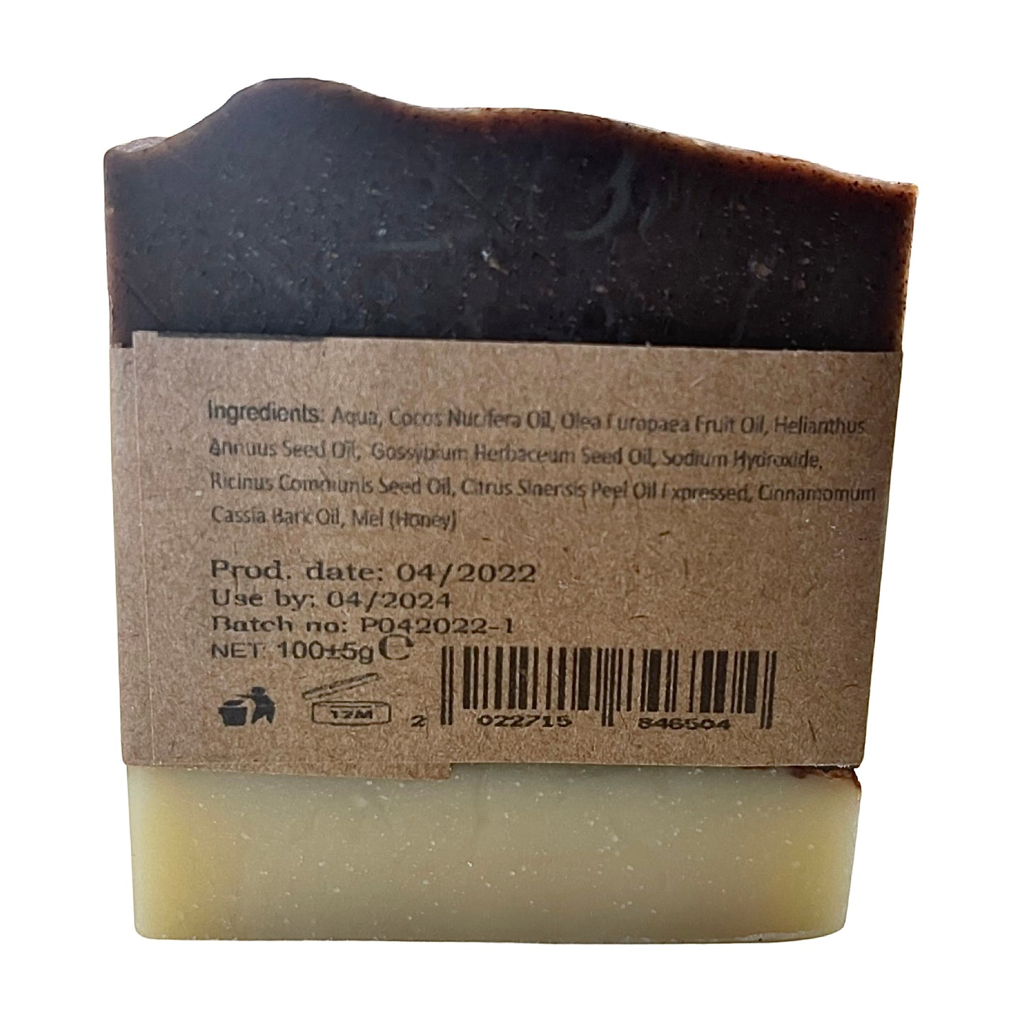 Jabón de Naranja, miel y Canela |Orange - honey - Cinnamon Soap